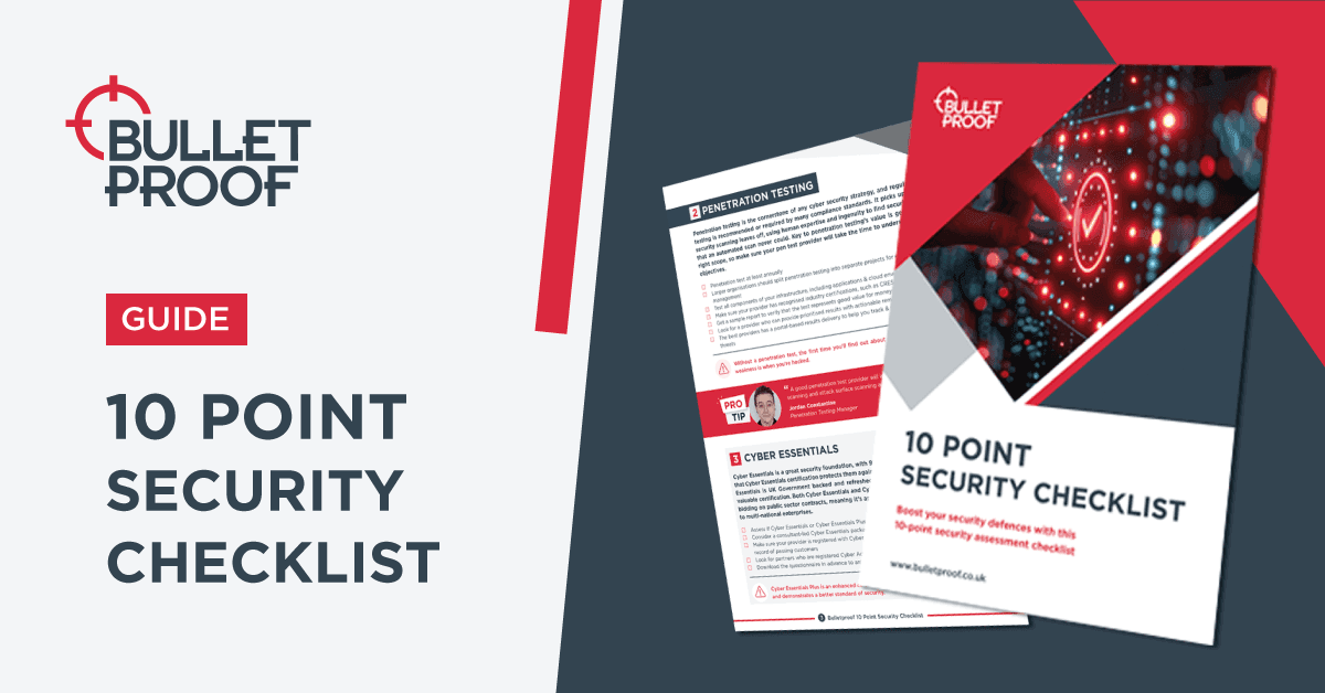 Download your free 10-point security checklist